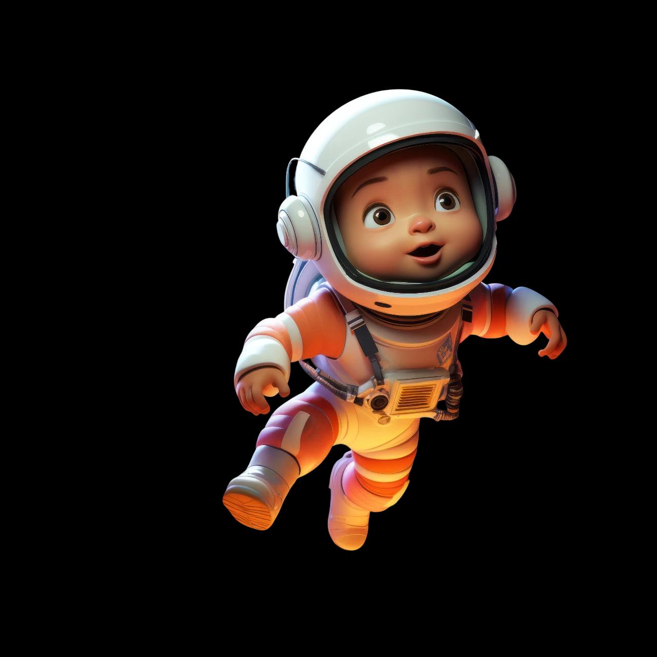 Astronot SpaceWeb menggambarkan team kreatif pembuatan website